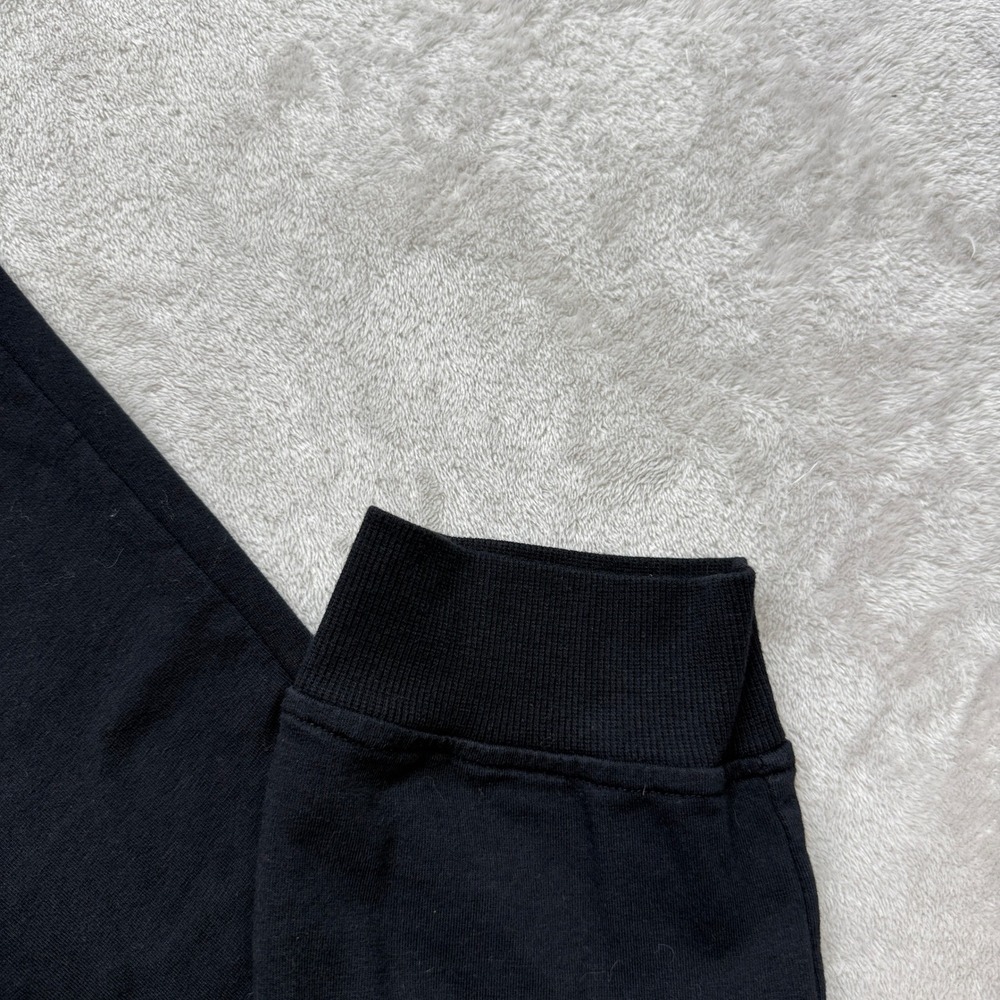 Swoveralls Sweatpant Overalls Womens Small Black French Terry Jogger Comfortcore - Picture 4 of 14